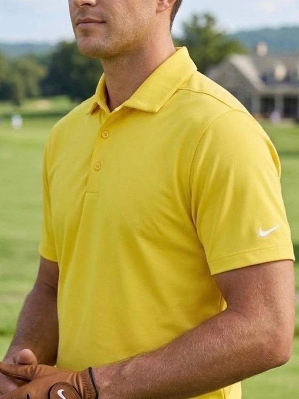 Nike Men’s Yellow Polo Shirt